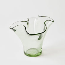 Half Past Seven Petite Lettuce Leaf Vase in Clear