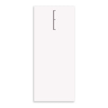 Black Ink Notepad Grey Buck Letter Initial All Letters Long
