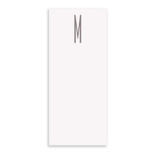 Black Ink Notepad Grey Buck Letter Initial All Letters Long