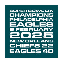 Custom Eagles Championship Art 24 x 24