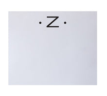 Black Ink Notepad Black Letter Initial Large