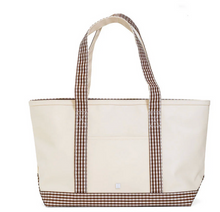 TRVL Medium Tote Coated Canvas Natural