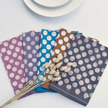 Sobremesa Gray Polka Dots Cotton Cloth Napkins, Linens