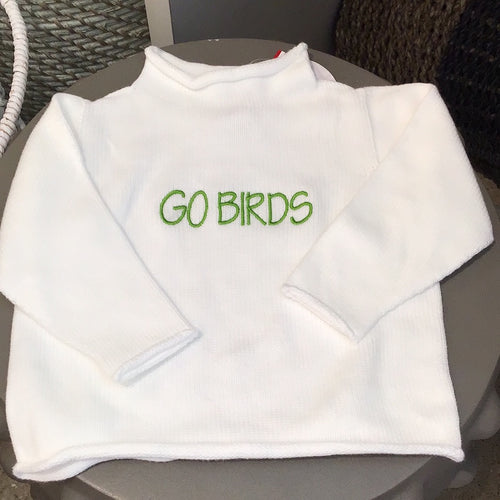 Go Birds - Children’s Roll Neck Sweater